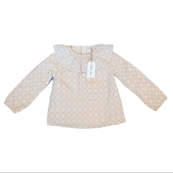 Oliver & Rain Long Sleeve Embroidered Top - 24M - Picture 2 of 5